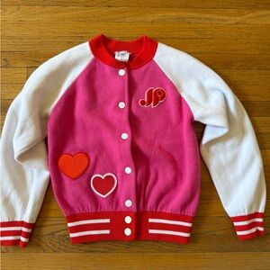 NWOT Jacadi Varsity Cardigan